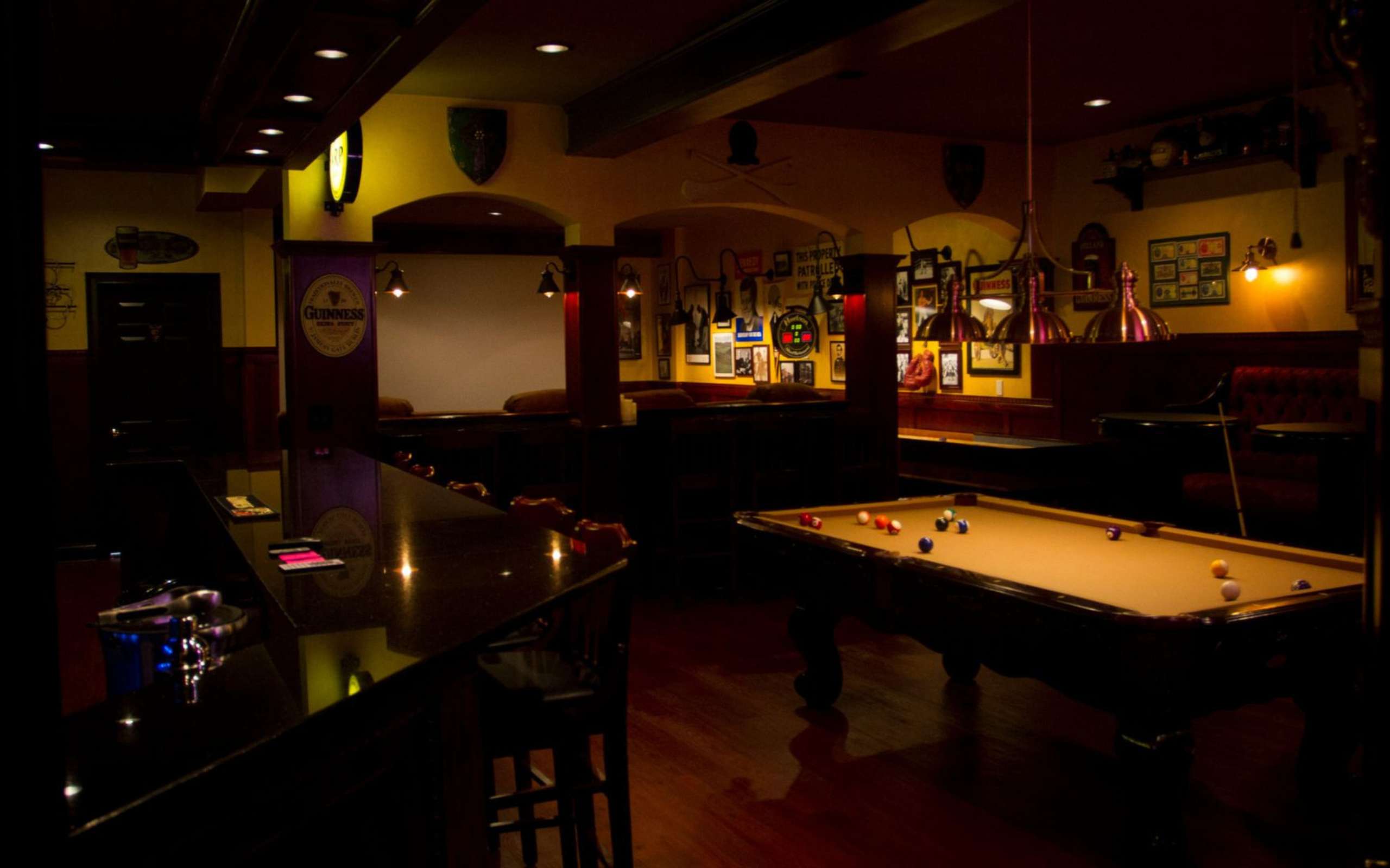 Basement Remodel Irish Pub